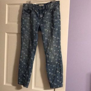 Free people ankle flower jeans
